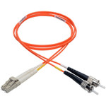 Tripp Lite N318-01M 1M Duplex Multimode 62.5/125 Fiber Optic Patch Cable LC/ST 3' 3ft 1 Meter