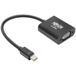 Tripp Lite P137-06N-VGAB Keyspan Mini DisplayPort to Active VGA Adapter Video Converter (M/F) Black 6-in. (15.24 cm)