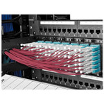 Tripp Lite N821-01M-MG-T 10G Duplex Multimode 50/125 OM4 LSZH Fiber Optic Cable (LC/LC) Push/Pull Tabs Magenta 1 m