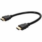 AddOn HDMI2HDMI1F 1ft HDMI 1.3 Male to HDMI 1.3 Male Black Cable For Resolution Up to 2560x1600 (WQXGA)