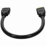 AddOn HDMI2HDMI1F 1ft HDMI 1.3 Male to HDMI 1.3 Male Black Cable For Resolution Up to 2560x1600 (WQXGA)