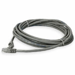 AddOn ADD-50FCAT5E-GY 50ft RJ-45 (Male) to RJ-45 (Male) Straight Gray Cat5e UTP PVC Copper Patch Cable