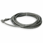 AddOn ADD-50FCAT5E-GY 50ft RJ-45 (Male) to RJ-45 (Male) Straight Gray Cat5e UTP PVC Copper Patch Cable