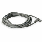 AddOn ADD-50FCAT5E-GY 50ft RJ-45 (Male) to RJ-45 (Male) Straight Gray Cat5e UTP PVC Copper Patch Cable