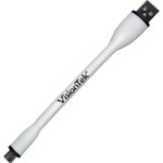 VisionTek 901100 Micro USB to USB Flex Cable-White -901100