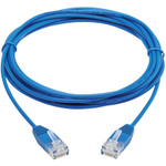 Tripp Lite N200-UR10-BL Cat6 Gigabit Molded Ultra-Slim UTP Ethernet Cable (RJ45 M/M) Blue 10 ft. (3.05 m)