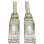 Tripp Lite N001-014-GY Cat5e 350 MHz Snagless Molded (UTP) Ethernet Cable (RJ45 M/M) PoE Gray 14 ft. (4.27 m)