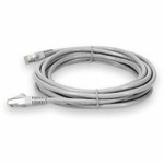 AddOn ADD-18FCAT6S-WE 18ft RJ-45 (Male) to RJ-45 (Male) white Cat6 Straight Shielded Twisted Pair PVC Copper Patch Cable