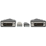 Tripp Lite P760-010-DVI DVI to USB-A Dual KVM Cable Kit (2x Male/2x Male) 1920 x 1200 (1080p) @ 60 Hz 10 ft. (3.05 m)