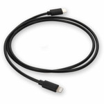 AddOn USBC2LGTTPE1M 3ft (1m) USB-C 3.1 to Lightning Cable Male to Male Black TPE Cable