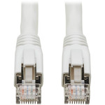 Tripp Lite N272-030-WH Cat8 25G/40G-Certified Snagless Shielded S/FTP Ethernet Cable (RJ45 M/M) PoE White 30 ft. (9.14 m)