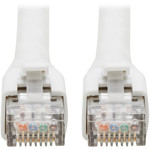 Tripp Lite N272-030-WH Cat8 25G/40G-Certified Snagless Shielded S/FTP Ethernet Cable (RJ45 M/M) PoE White 30 ft. (9.14 m)