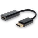 AddOn BP937AA-AO BP937AA Compatible DisplayPort 1.2 Male to HDMI 1.3 Female Black Adapter Which Requires DP++ For Resolution Up to 2560x1600 (WQXGA)