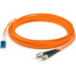 AddOn ADD-ST-LC-25M6MMF 25m LC (Male) to ST (Male) Orange OM1 Duplex Fiber OFNR (Riser-Rated) Patch Cable