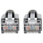 Tripp Lite N262-005-GY Cat6a 10G Snagless Shielded STP Ethernet Cable (RJ45 M/M) PoE Gray 5 ft. (1.52 m)