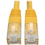 Tripp Lite N200-035-YW Cat6 Gigabit Molded (UTP) Ethernet Cable (RJ45 M/M) PoE Yellow 35 ft. (10.67 m)