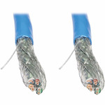 Tripp Lite N226-01K-BL Cat8 25G/40G Solid Core S/FTP Bulk Ethernet Cable, CMR Rated, Blue, 1000 ft. (305 m)