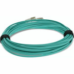 AddOn ADD-LC-LC-16M5OM4 16m LC (Male) to LC (Male) Straight Aqua OM4 Duplex OFNR (Riser-Rated) Fiber Patch Cable
