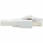 Tripp Lite N272-F10-WH Cat8 40G Snagless SSTP Ethernet Cable (RJ45 M/M), PoE, White, 10 ft. (3.1 m)