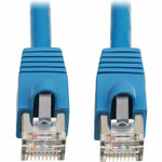 Tripp Lite N272L-F0P5M-BL Cat8 40G Snagless SSTP Ethernet Cable (RJ45 M/M), PoE, LSZH, Blue, 0.5 m (1.6 ft.)