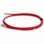AddOn ADD-4FCAT6ASTP-RD 4ft RJ-45 (Male) to RJ-45 (Male) Red Snagless Cat6A STP PVC Copper Patch Cable