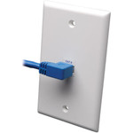 Tripp Lite N204-005-BL-LA Left-Angle Cat6 Gigabit Molded UTP Ethernet Cable (RJ45 Left-Angle M to RJ45 M) Blue 5 ft. (1.52 m)
