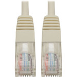 Tripp Lite N002-015-WH Cat5e 350 MHz Molded (UTP) Ethernet Cable (RJ45 M/M) PoE White 15 ft. (4.57 m)