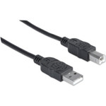 Manhattan 306218 Hi-Speed USB 2.0 Device Cable - A Male to B Male - 3 ft