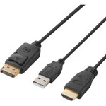 Belkin F1DN2MOD-HC-HP6 Modular HDMI and DP Dual Head Host Cable 6 Feet