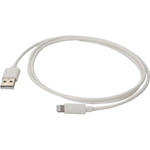 AddOn MD818AM/A-AO 1m Apple Computer Compatible USB 2.0 (A) Male to Lightning Male White Cable