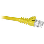 ENET C6-YL-SH-1-ENC Cat6 Yellow 1 Foot Patch Cable with Snagless Molded Boot (UTP) High-Quality Shielded Network Patch Cable RJ45 to RJ45 - 1Ft