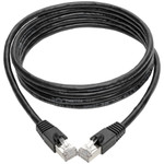 Tripp Lite N262-007-BK Cat6a 10G Snagless Shielded STP Ethernet Cable (RJ45 M/M) PoE Black 7 ft. (2.13 m)