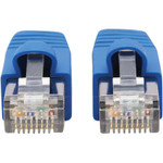 Tripp Lite N261P-050-BL Cat6a 10G Snagless F/UTP Ethernet Cable (RJ45 M/M) PoE CMR-LP Blue 50 ft. (15.24 m)