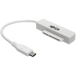 Tripp Lite U438-06N-G1-W USB 3.1 Gen 1 (5 Gbps) USB-C to SATA III Adapter Cable with UASP 2.5 in. SATA Hard Drives Thunderbolt 3 Compatible White