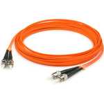 AddOn ADD-ST-ST-5M6MMF 5m ST (Male) to ST (Male) Orange OM1 Duplex Fiber OFNR (Riser-Rated) Patch Cable