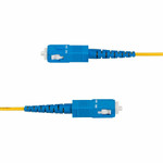 StarTech SPSMLCSC-OS2-15M 15m (49.2ft) LC to SC (UPC) OS2 Single Mode Simplex Fiber Optic Cable, 9/125&micro;m, 40G/100G, LSZH Fiber Patch Cord