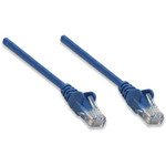 Manhattan 318983 Network Patch Cable, Cat5e, 2m, Blue, CCA, U/UTP, PVC, RJ45, Gold Plated Contacts, Snagless, Booted, Lifetime Warranty, Polybag