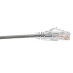 Tripp Lite N201-S02-GY Cat6 UTP Patch Cable (RJ45) - M/M, Gigabit, Snagless, Molded, Slim, Gray, 2 ft.