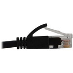 Tripp Lite N261-S6N-BK Cat6a 10G Snagless Molded Slim UTP Ethernet Cable (RJ45 M/M), PoE, Black, 6 in. (15 cm)