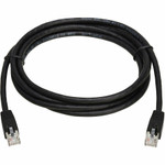 Tripp Lite N272-F07-BK Cat8 40G Snagless SSTP Ethernet Cable (RJ45 M/M), PoE, Black, 7 ft. (2.1 m)