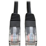 Tripp Lite N002-050-BK Cat5e 350 MHz Molded (UTP) Ethernet Cable (RJ45 M/M) PoE Black 50 ft. (15.24 m)