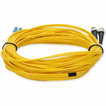 AddOn ADD-ST-LC-7M9SMF 7m LC (Male) to ST (Male) Yellow OS2 Duplex Fiber OFNR (Riser-Rated) Patch Cable