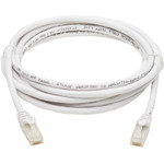 Tripp Lite N261AB-007-WH Safe-IT Cat6a 10G Snagless Antibacterial UTP Ethernet Cable (RJ45 M/M) PoE White 7 ft. (2.13 m)