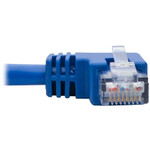 Tripp Lite N204-001-BL-LA Left-Angle Cat6 Gigabit Molded UTP Ethernet Cable (RJ45 Left-Angle M to RJ45 M) Blue 1 ft. (0.31 m)