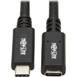 Tripp Lite U421-006 USB-C Extension Cable (M/F) USB 3.2 Gen 1 (5 Gbps) Thunderbolt 3 Compatible Black 6 ft. (1.83 m)