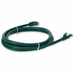 AddOn ADD-9FCAT6A-GN 9ft RJ-45 (Male) to RJ-45 (Male) Green Snagless Cat6A UTP PVC Copper Patch Cable