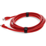 AddOn ADD-5FCAT6A-RD 5ft RJ-45 (Male) to RJ-45 (Male) Straight Red Cat6A UTP PVC Copper Patch Cable