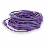 AddOn ADD-15FCAT6XO-PE 15ft RJ-45 (Male) to RJ-45 (Male) Purple Microboot, Snagless Cat6 Crossover UTP PVC Copper Patch Cable