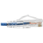 Tripp Lite N201-S10-BL Cat6 UTP Patch Cable (RJ45) - M/M, Gigabit, Snagless, Molded, Slim, Blue, 10 ft.