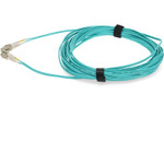 AddOn ADD-LC-LC-9M5OM4P 9m LC (Male) to LC (Male) Straight Aqua OM4 Duplex Plenum Fiber Patch Cable